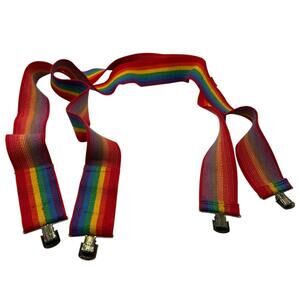 Rainbow Suspenders Hold Your Pants with Pride
